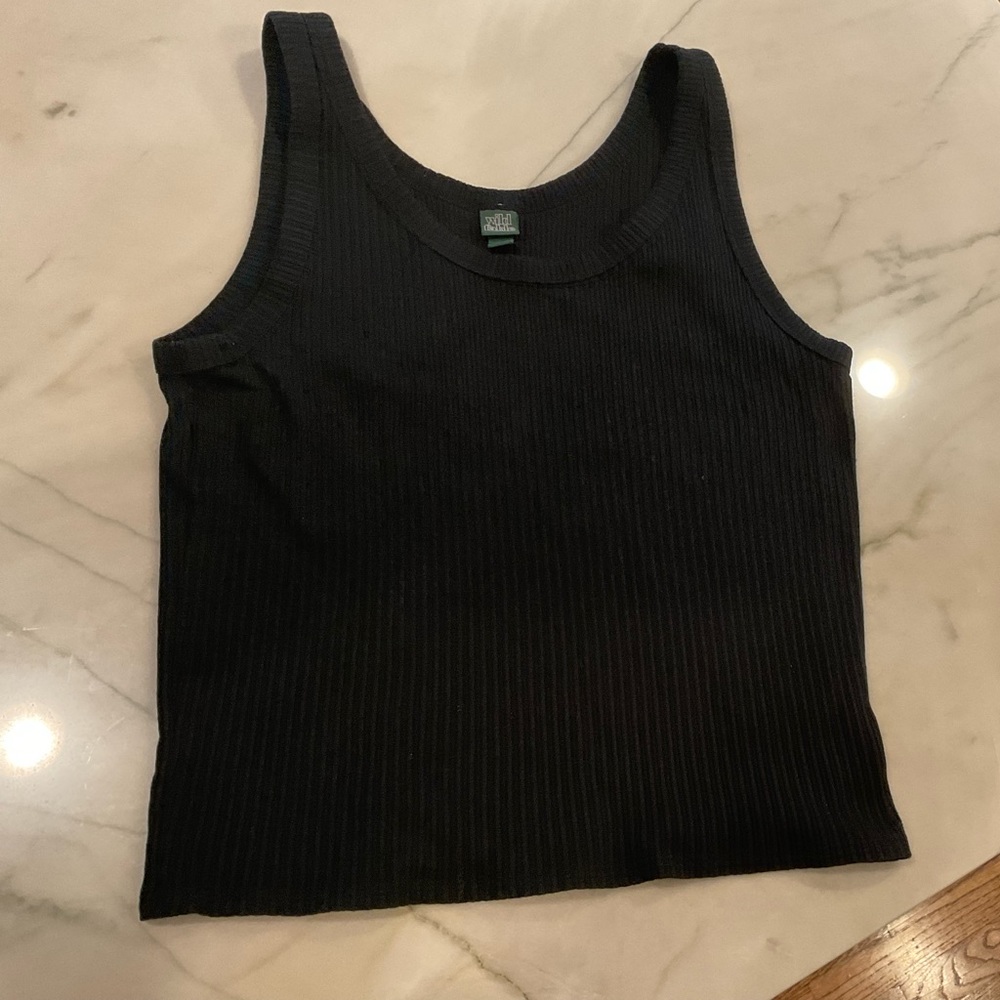 Wild Fable Ribbed fitted Tank Sz XL